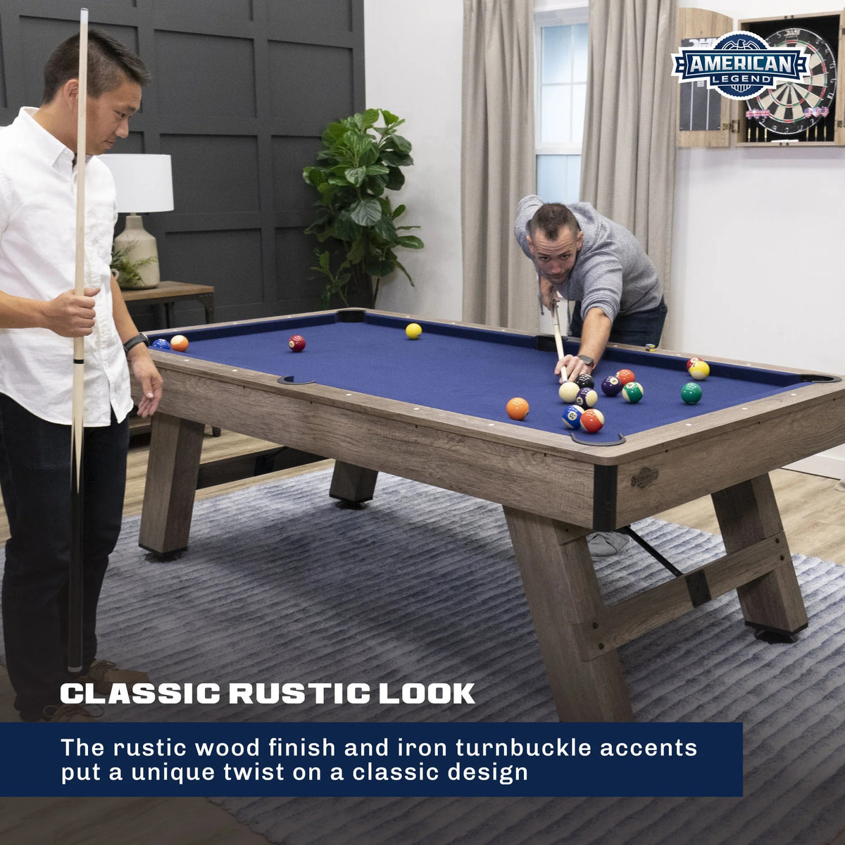 Escalade Sports AL3020W American Legend Wood Pool Table, 52" x 90" - photo 5