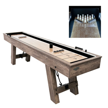 Escalade Sports AL5002W American Legend Wood Table Set, 24 1/16" x 9', Brown - Default Title