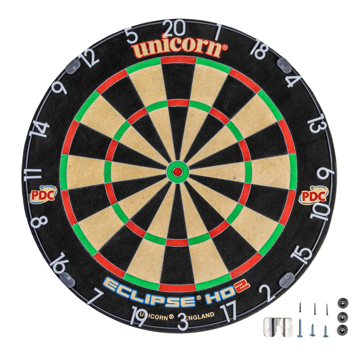 Escalade Sports D79448 Unicorn Dartboard, 18" Diameter, Black - Default Title