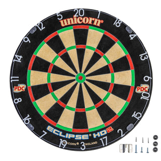Escalade Sports D79448 Unicorn Dartboard, 18" Diameter, Black - Default Title