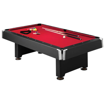 Escalade Sports P5223W2 Mizerak Pool Table, 55" x 99", Red - Default Title