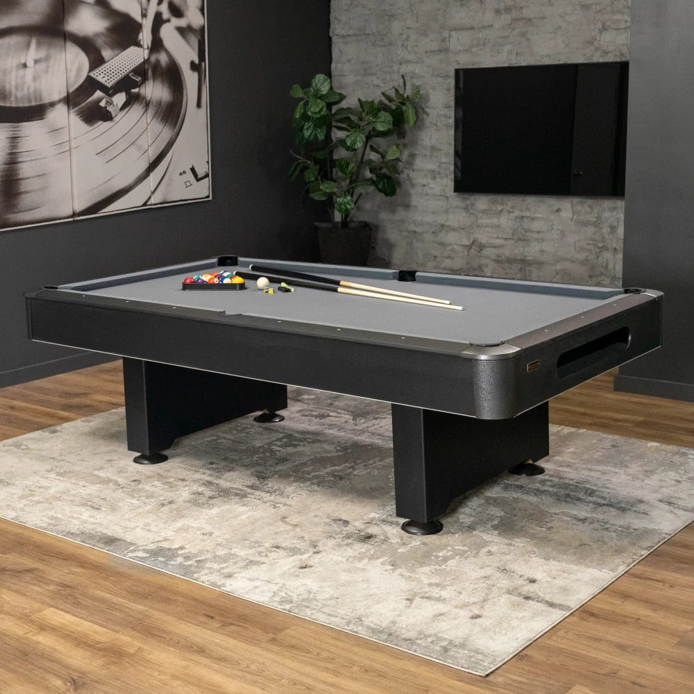Escalade Sports P5423W1 Mizerak Metal Pool Table, 55" x 99", Blue - photo 3