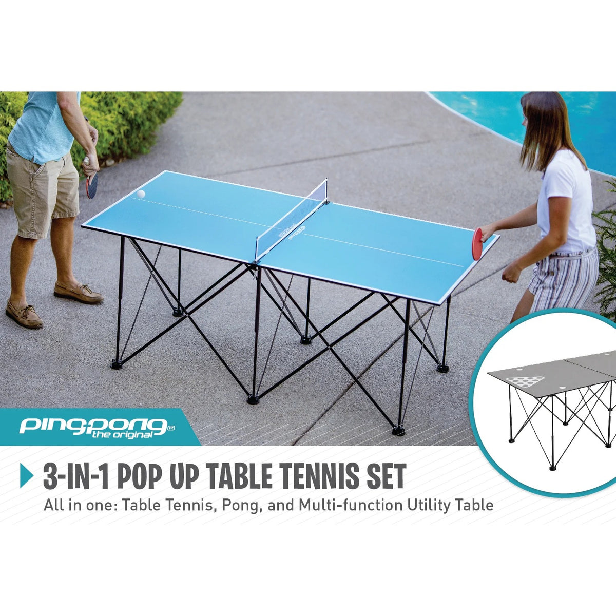 Escalade Sports T8466W Stiga Ping Pong Table, 72" Long - photo 4