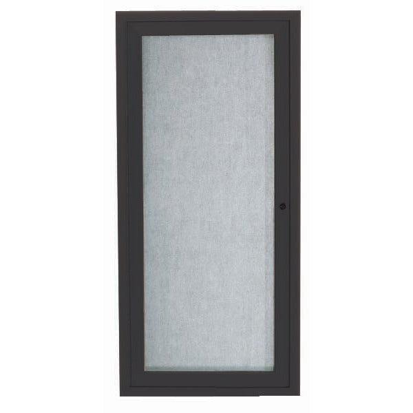 Aarco Board Cabinet, 12" Wide - Powder Coated Black