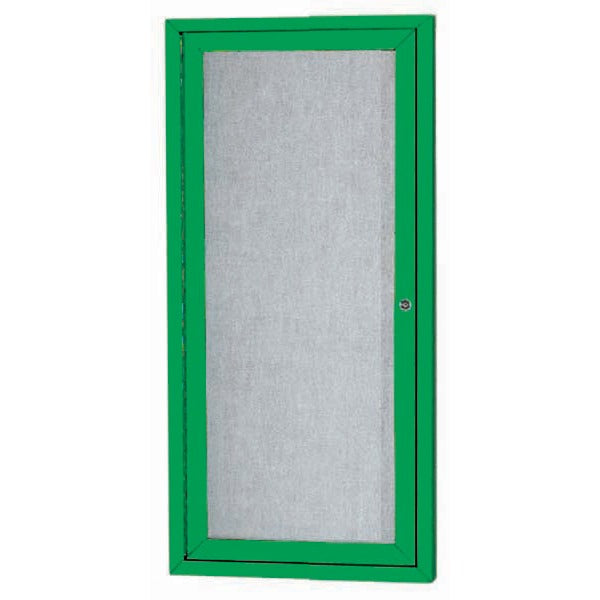 Aarco Board Cabinet, 12" Wide - Powder Coated Green