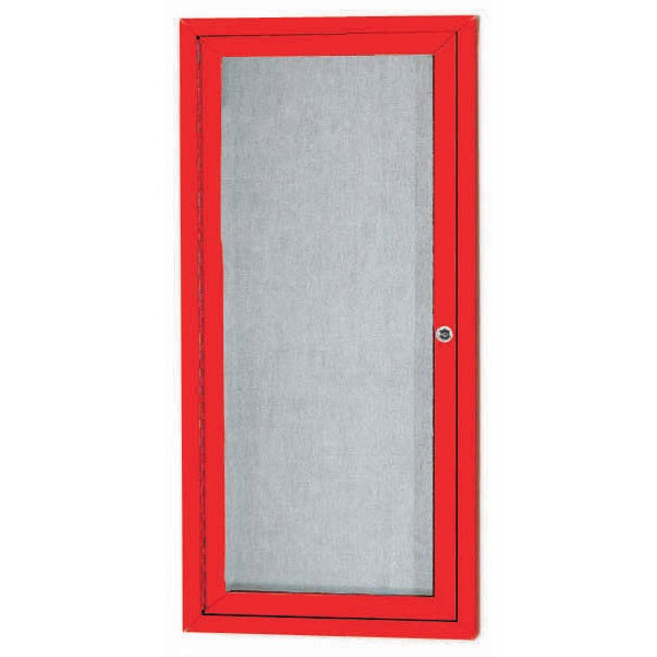 Aarco Board Cabinet, 12" Wide - Powder Coated Red