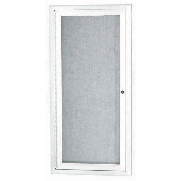 Aarco Board Cabinet, 12" Wide - Powder Coated White