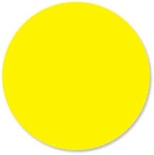 DayMark - 112338 - DuraMark 1 in Round Yellow Label
