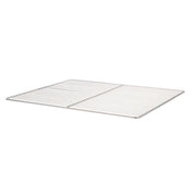 AllPoints 262646 Epoxy-Coated Metal Wire Shelf, 21" Wide, Silver - Default Title