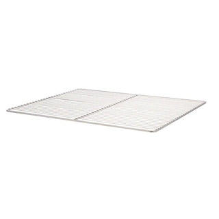 AllPoints 262646 Epoxy-Coated Metal Wire Shelf, 21" Wide, Silver - Default Title