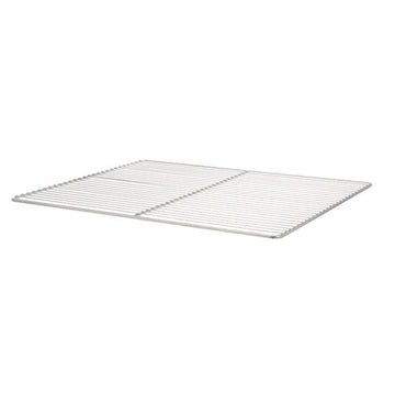 AllPoints 262646 Epoxy-Coated Metal Wire Shelf, 21" Wide, Silver - Default Title