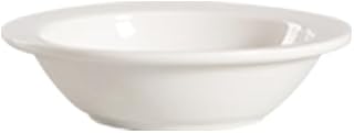 CAC China MAJ-10 Grapefruit Dish 13oz 6 3/8" Bone China Round, Bone White, Set of 36