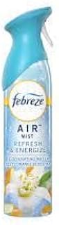 Febreze Air Mist Refresh & Energize Zesty orange Blossom Scented 3 pack, Blue