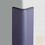 Corner Guard Bullnose 90, 3'' Wings, 8'H W/Caps, Eggshell