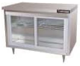 Continental Refrigerator SW60-GD Two Section Work Top Refrigerator 60"W, Glass Doors