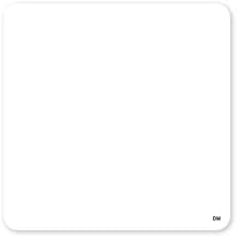 DayMark - 112436 - DissolveMark 2 in x 2 in White Label
