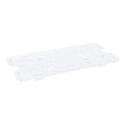 Clear Drain Tray 1/3 Size-135 30CWD by Cambro – 10.5" x 4.5" x 0.6", Polycarbonate, Clear, Pack of 6, Model 30CWD135