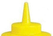 Tablecraft 100TM Squeeze Bottle Top 38mm yellow (fits all 38mm squeeze dispenser
