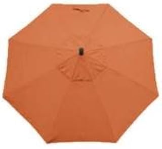 California Umbrella Replacement Canopy Cover in Terracotta Olefin Umbrella, 7.5' Round