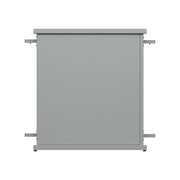 SelectSpace Partitions PLT02AS-002 Planter, 10" x 32", Gray - Default Title