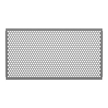 SelectSpace Partitions Aluminum Panel, 56" Long, Red - Default Title