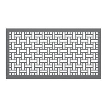 SelectSpace Partitions Aluminum Panel, 56" Long - Black