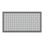 SelectSpace Partitions Aluminum Panel, 56" Long, Brown - Default Title