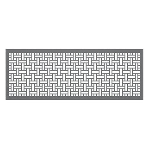 SelectSpace Partitions Aluminum Panel, 80" Long, Brown - Default Title
