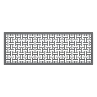 SelectSpace Partitions Aluminum Panel, 80" Long, Red - Default Title