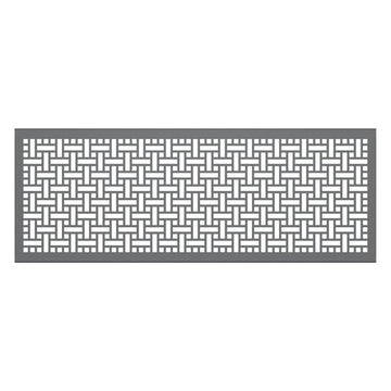 SelectSpace Partitions Aluminum Panel, 80" Long, Red - Default Title