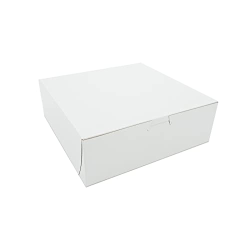SOUTHERN CHAMPION TRAY 9" Length x 9" Width x 3" Height / White / 25.0 liters Bakery Take Out Containers