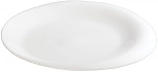 Winco WDP004-203, 12-Inch Dia Ardesia Ocea Porcelain Oval Platters, Serving Salad Bowl, Fruit Dish, White, 12-Piece Set