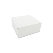 SOUTHERN CHAMPION TRAY 7" Length x 7" Width x 3" Height / White / 0.01 liters Bakery Take Out Containers