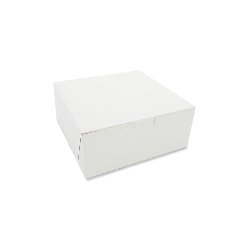 SOUTHERN CHAMPION TRAY 7" Length x 7" Width x 3" Height / White / 0.01 liters Bakery Take Out Containers
