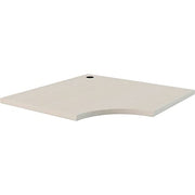 Interion Modular Partition Corner Worksurface by Global Industrial – Laminate, White, Model GF-TWCR3624WG