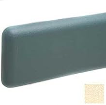 Wall Guard W/Rounded Top & Bottom Edges, 6" H x 12'L, Pale YW