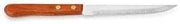 Royal Industries 2 Dozen Knife Steak Econ Hollow Ground, Wood handle, Tan