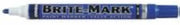 Dykem BRITE-MARK Medium Markers, Blue, Medium, Bullet (36 Pack)