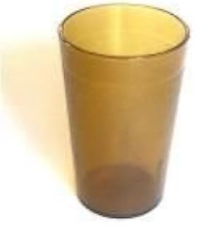 Winco PTP-05A 5-Oz Pebbled Tumbler, Amber - Plastic Tumblers-PTP-05A