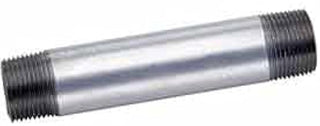 2" x 4" Galvanized Steel Pipe Nipple, 150 PSI