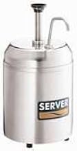 Server Stainless Steel Chilled Condiment Server, 3 Quart Jar - 1 each.
