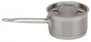 Royal Industries Saucepan w Lid 2qt Saucepot Induction Cookware Stainless Steel Pot,Long Sturdy Handle 6.3" Diam 3.7"H Silver, Dishwasher Safe, Commercial Grade-NSF Certified