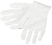 Cotton Inspector Gloves, Small, White, 12-Pair