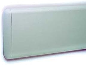 Wall Guard W/Rounded Top & Bottom Edges, 7-3/4"H x 12'L, Taupe