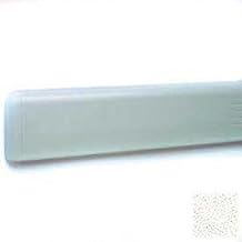 Wall Guard W/Rounded Top Edge, 4" H x 12'L, White Sand