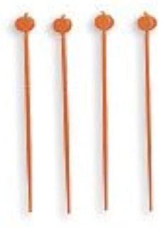 Creative Converting Pumpkin Plastic 2.75-inch Picks 200 Per pack