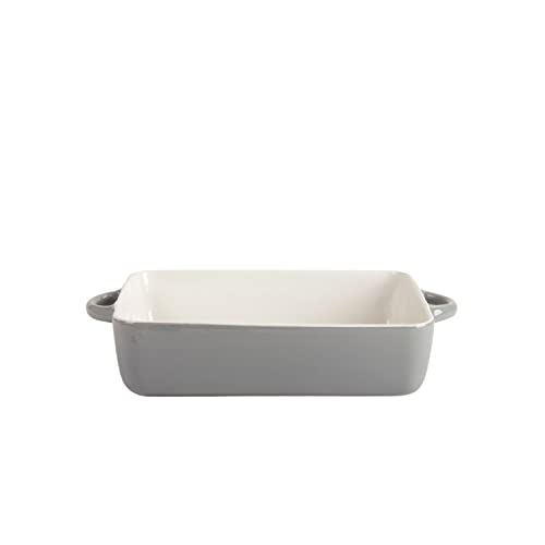 10 Strawberry Street Gray / 12" & 9.5" / Rectangle Bake & Serve Sets