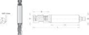 AMANA DRB-228 3/4x1-5/8cl 3/4shk Pcd Up/Down