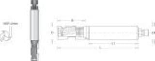 AMANA DRB-228 3/4x1-5/8cl 3/4shk Pcd Up/Down