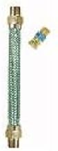 Dormont 1675BQ24 Braided 3/4" Gas Connector Hose 24" Long with Stainless Steel Braid & 1 SnapFast QD